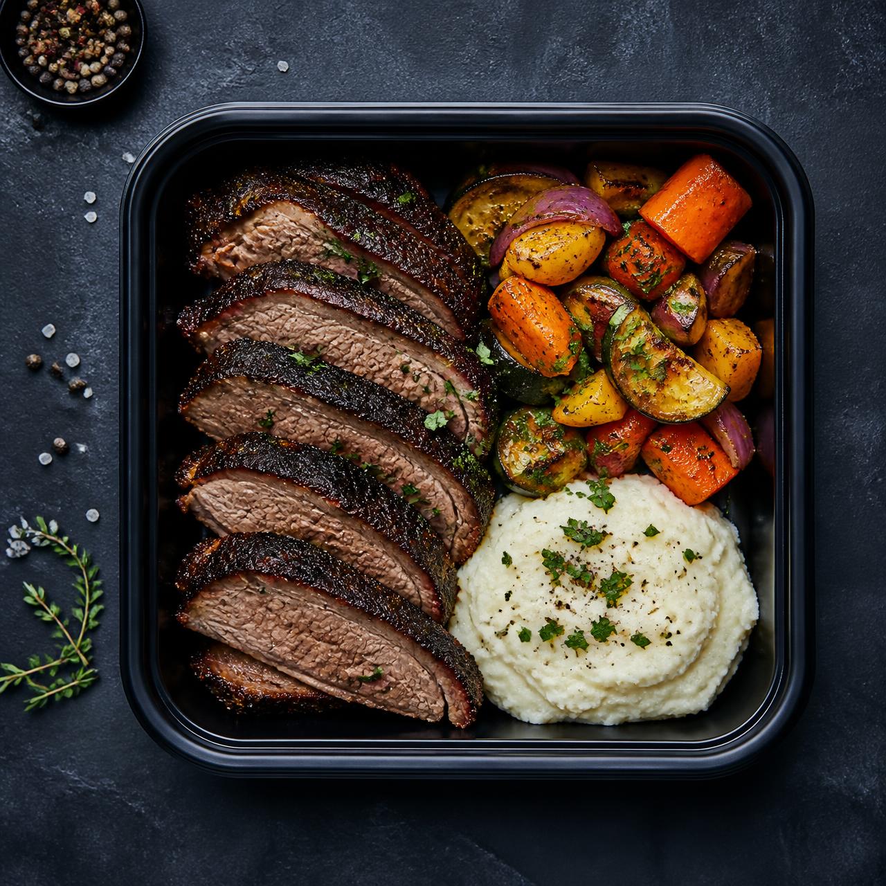Big Gaim high-protein meal prep bowl